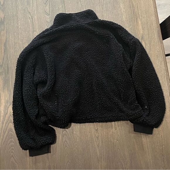 Thread and Supply Blace Fleece Sherpa Cropped Jacket Size XXL - Picture 8 of 10